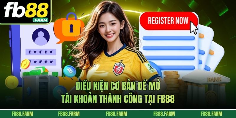 Điều kiện tiêu chuẩn cần đáp ứng để mở tài khoản